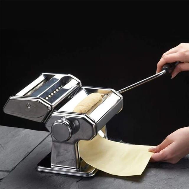Stainless Steel Hand Manual Noodle Pasta Maker Machine - Image 3