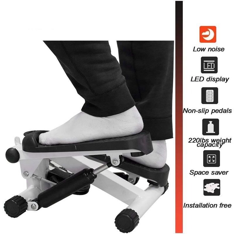 Stepper Exercise Machine with Resistance Bands and LCD Monitor - Image 2