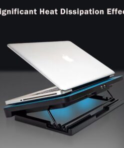 Alternative view of Laptop Cooling Pad 12-17-inch Laptop Cooler 2 Fans with Adjustable Height