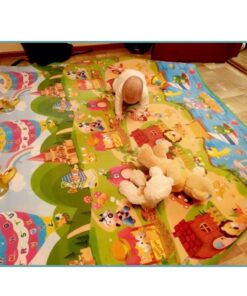 Alternative view of Baby Play 1.8 x 1.5m Large Waterproof Crawling Foam Floor Reversible Mat (Random Print)