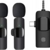3-in-1 Wireless Lavalier Microphone, with Noise Cancellation